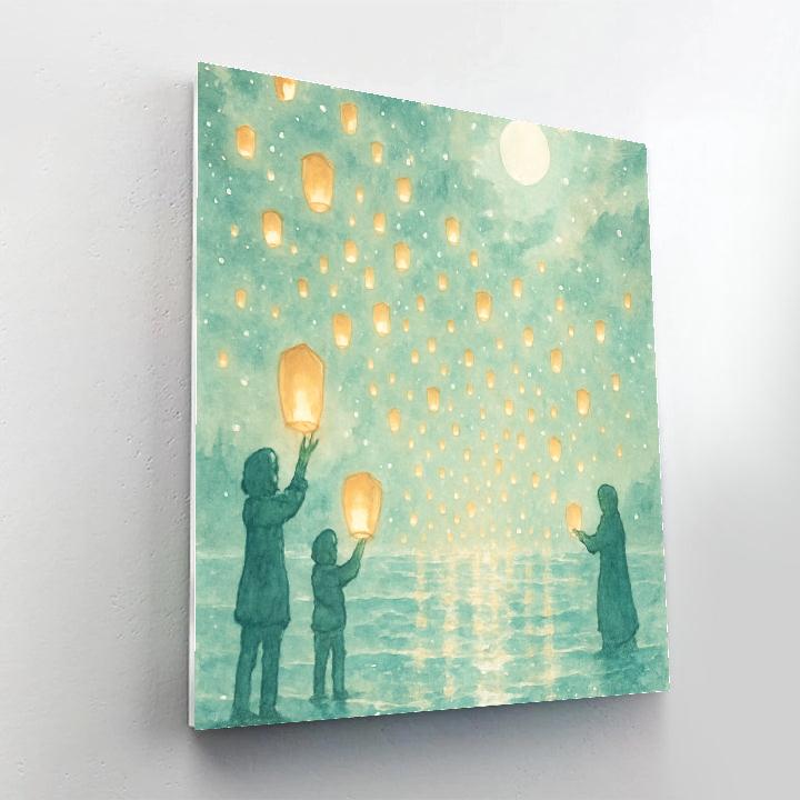 Little Lights Lantern Flight Paint by numbers kits
