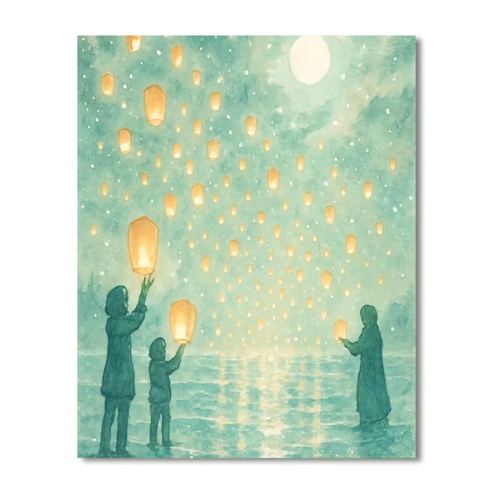 Little Lights Lantern Flight Paint by numbers kits