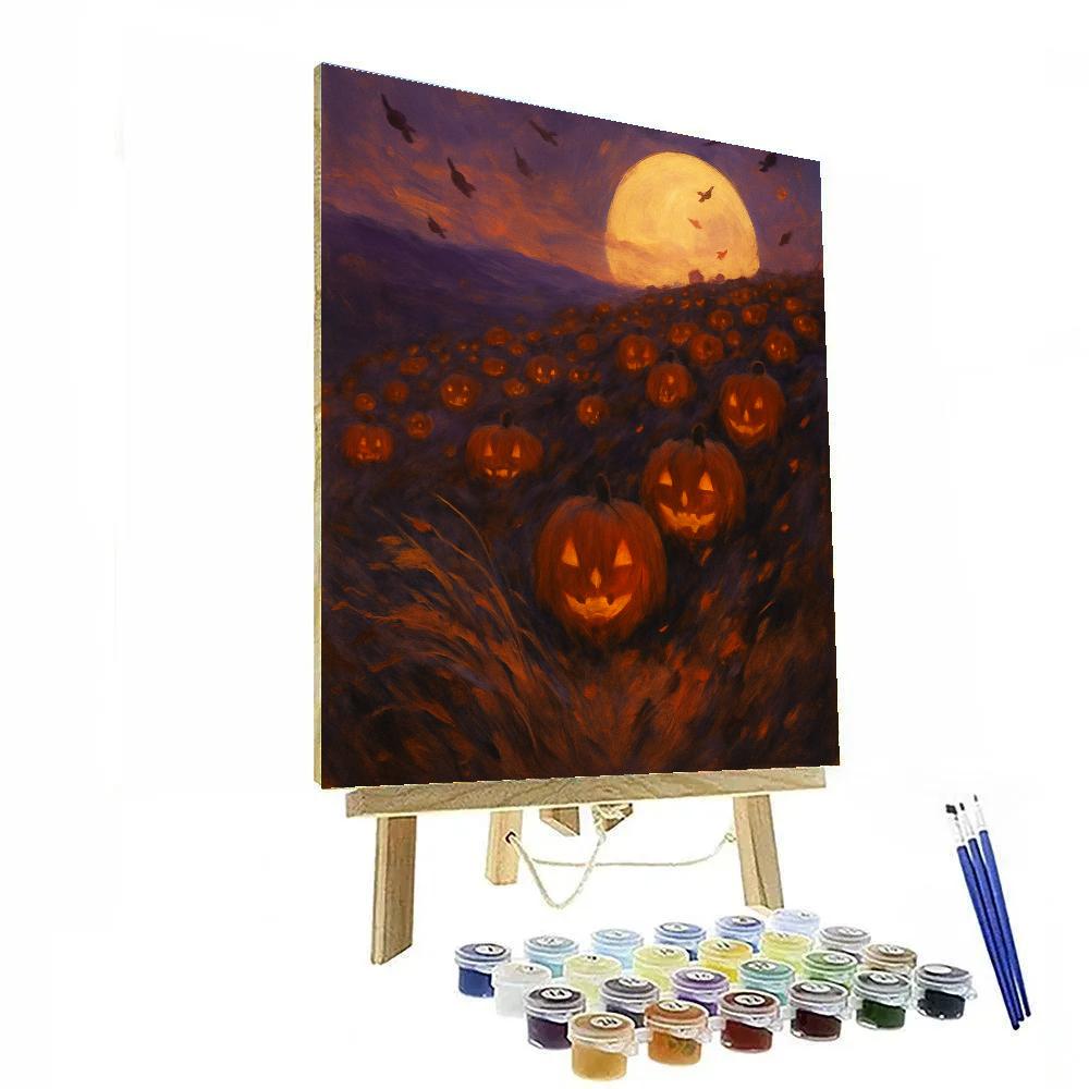 Ridge Of Silent Pumpkins Numbered painting kits