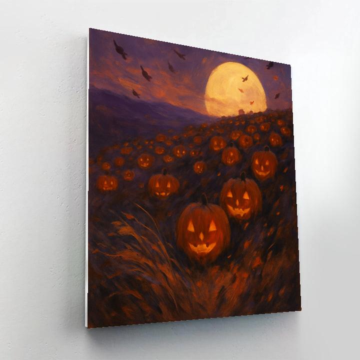 Ridge Of Silent Pumpkins Numbered painting kits