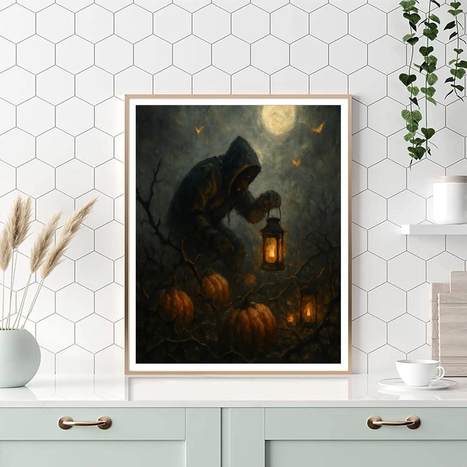 Midnight Gardener Of Thorns Paint by numbers art