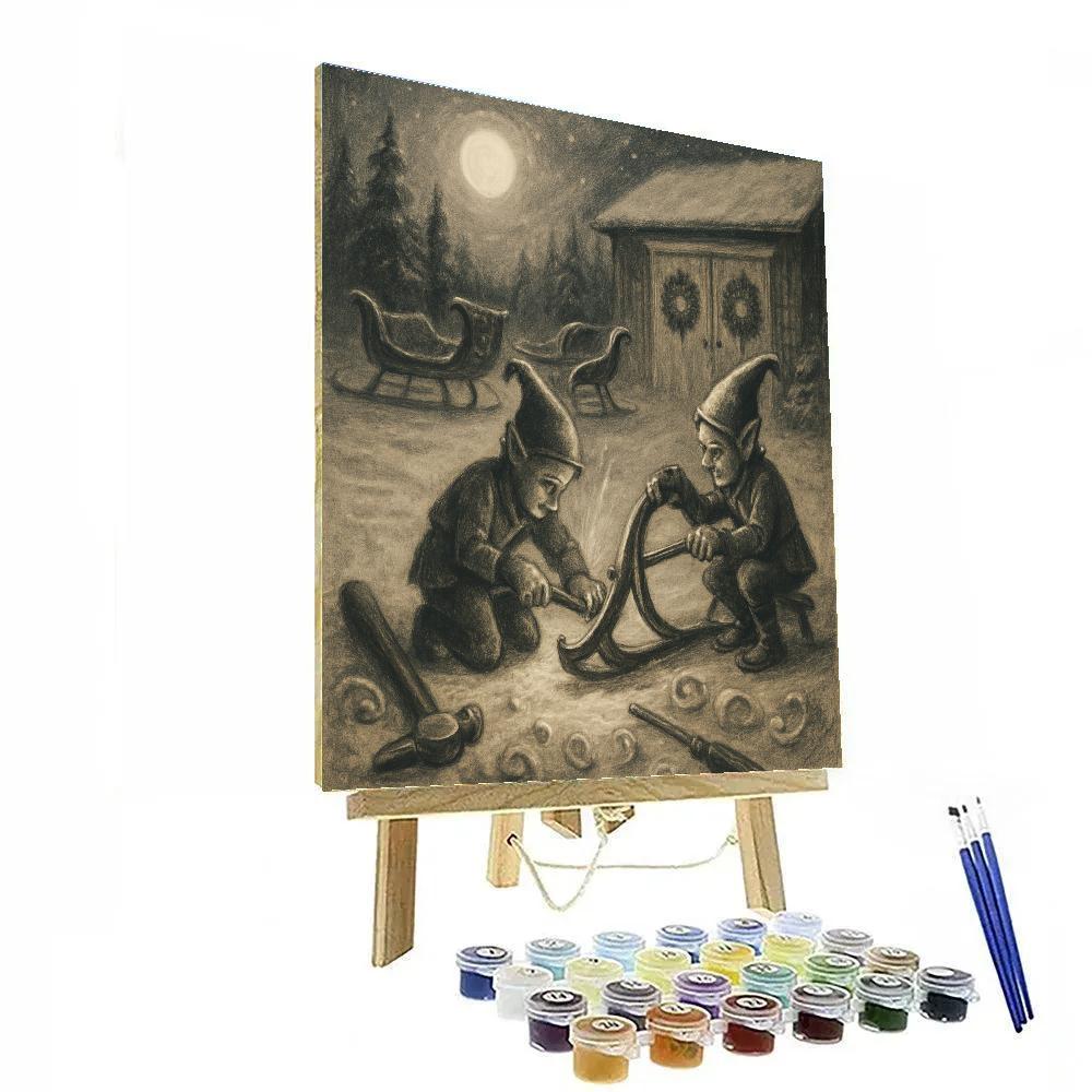 Moonbeam Sleigh Repair Yard paint by color