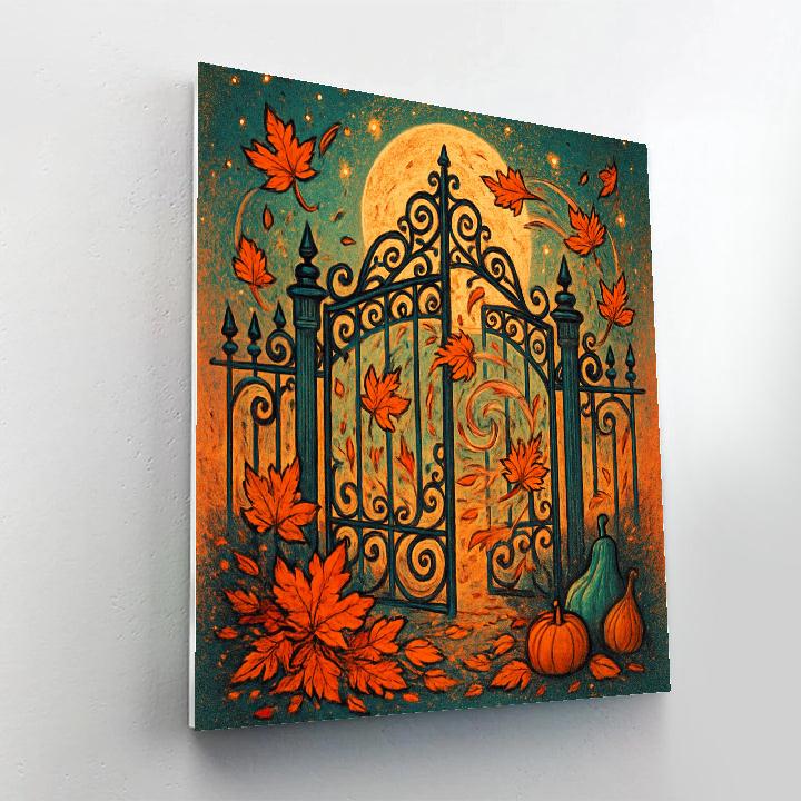 Hollow Gate Of Ember Leaves Paint by numbers kits