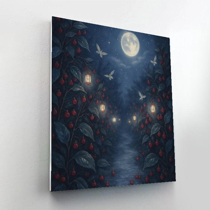Nightshade Lane Lanterns paint by numbers