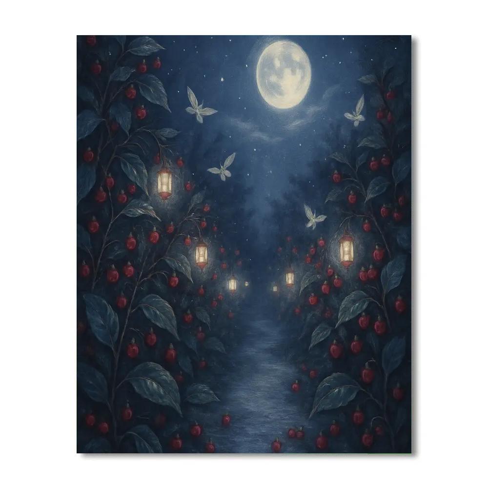 Nightshade Lane Lanterns paint by numbers