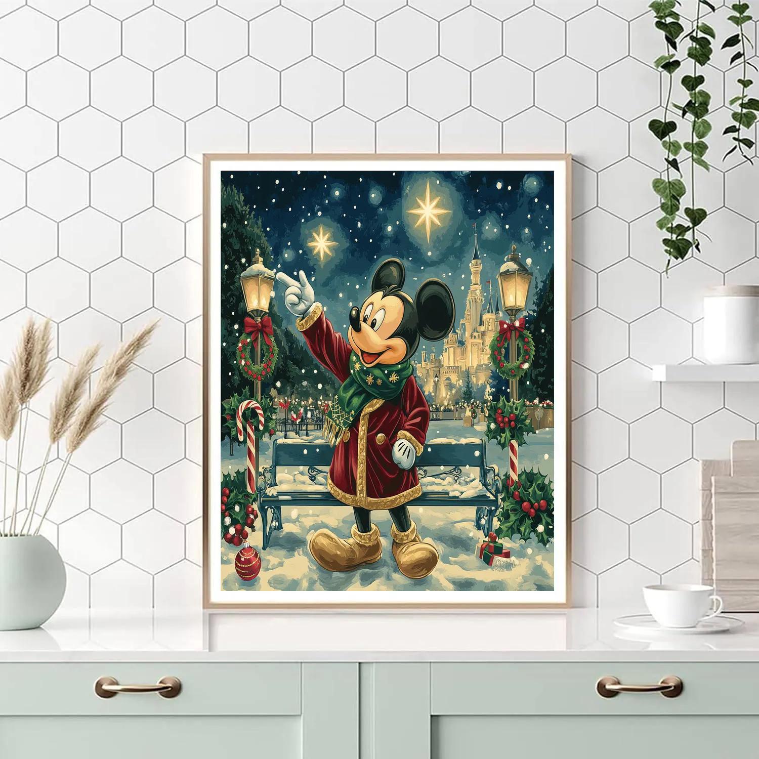Mickeys North Star Carol DIY paint by numbers