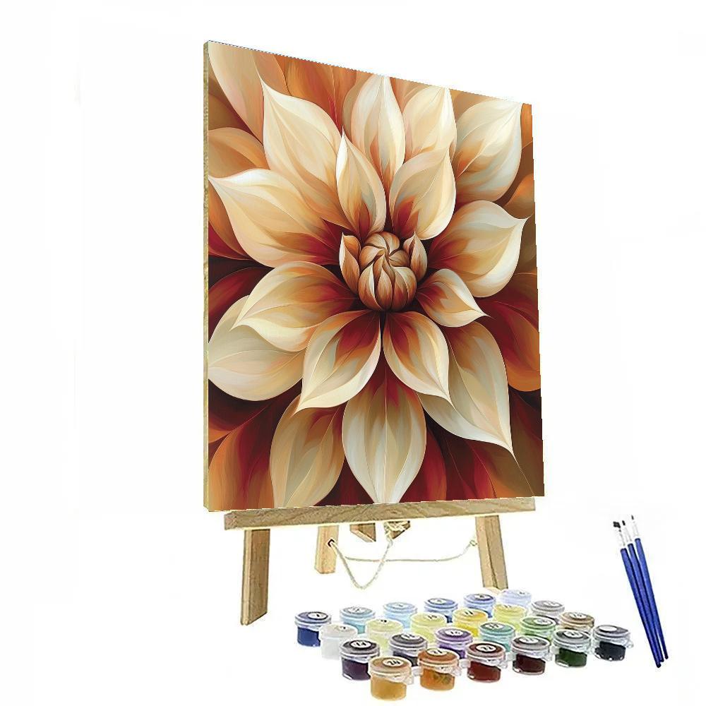 Georgia OKeeffe Inspired Desert Orchid Numbered painting kits