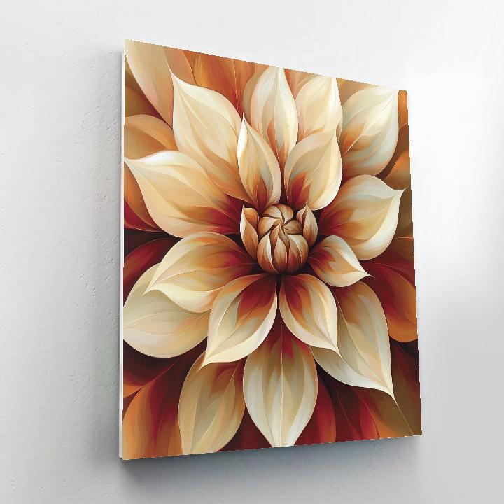 Georgia OKeeffe Inspired Desert Orchid Numbered painting kits