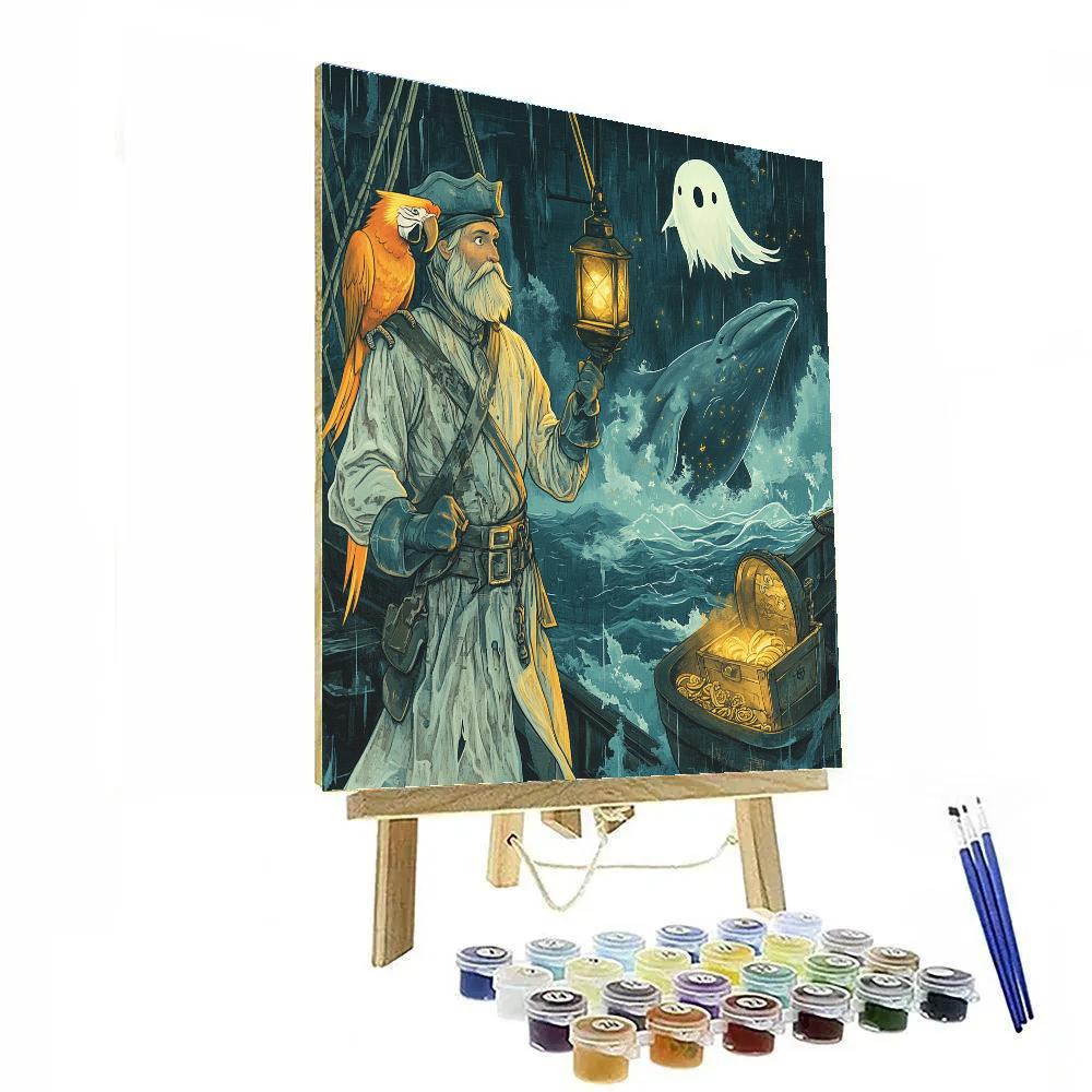 Ghoulish Pirate Goofy Paint by numbers kits