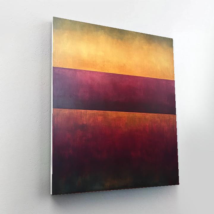 Rothko Inspired Sunset Color Field Paint by numbers kits