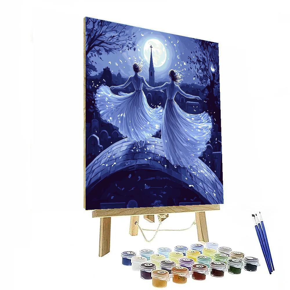Moonlit Crypt Dance Spooky Paint by numbers kits