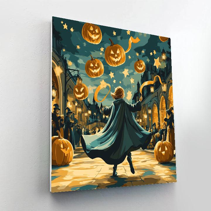 Midnight Sorcerer Dance Painting by numbers kit