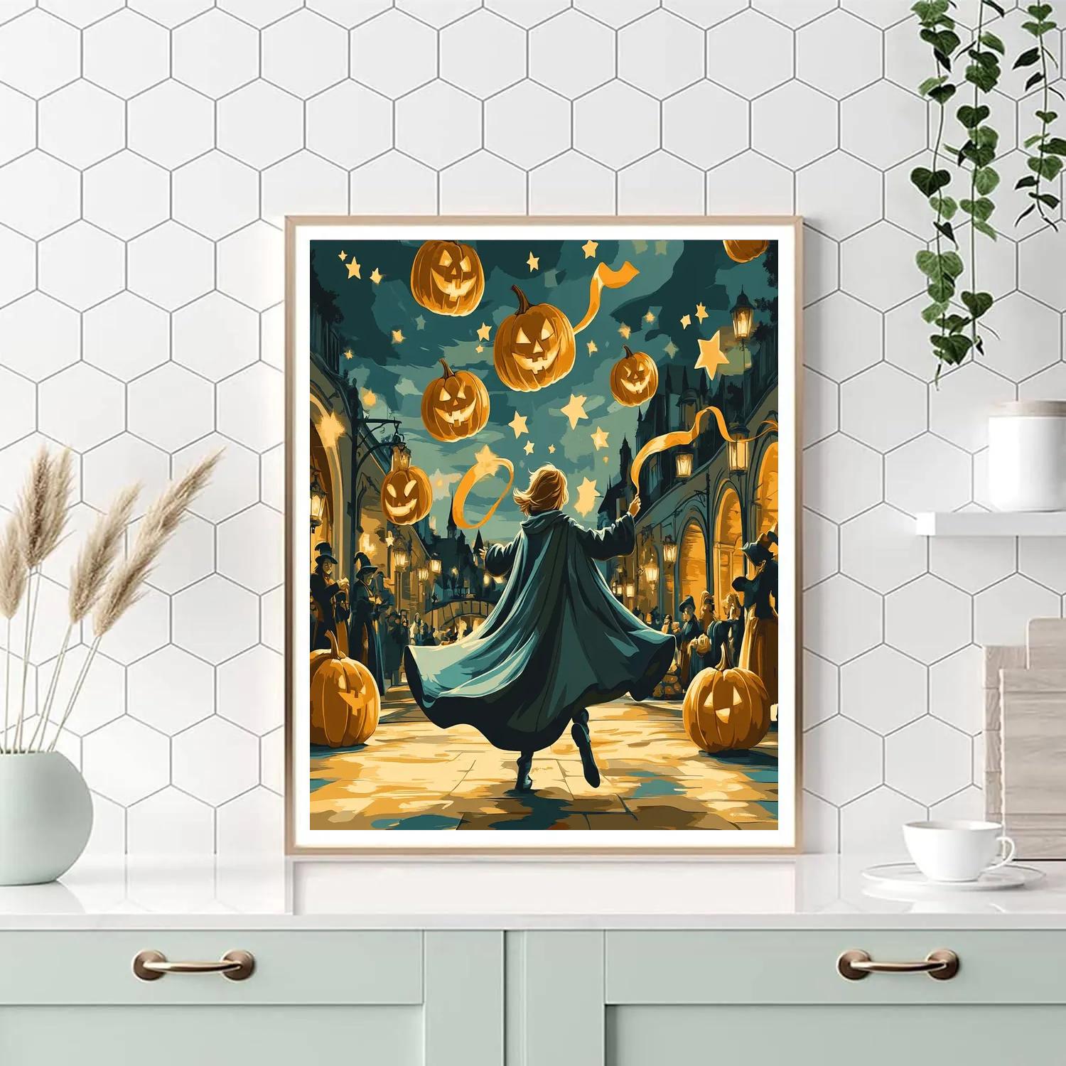 Midnight Sorcerer Dance Painting by numbers kit