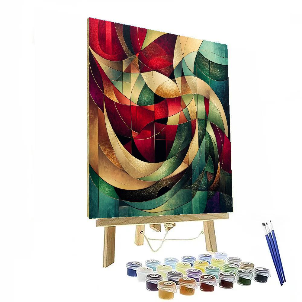 Gustav Klimt Inspired Symphony Of Colors paint by numbers