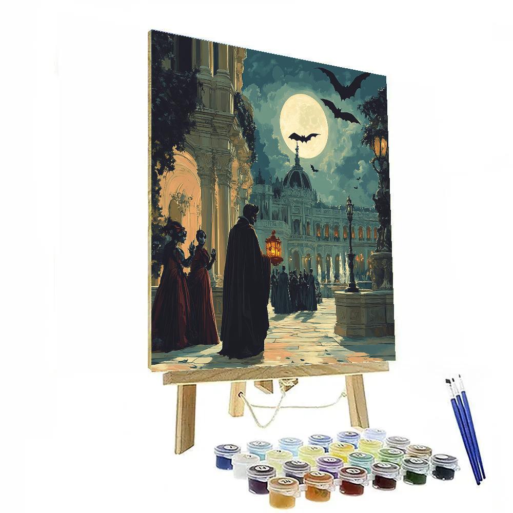 Moonlight Villain Masquerade Paint by numbers art