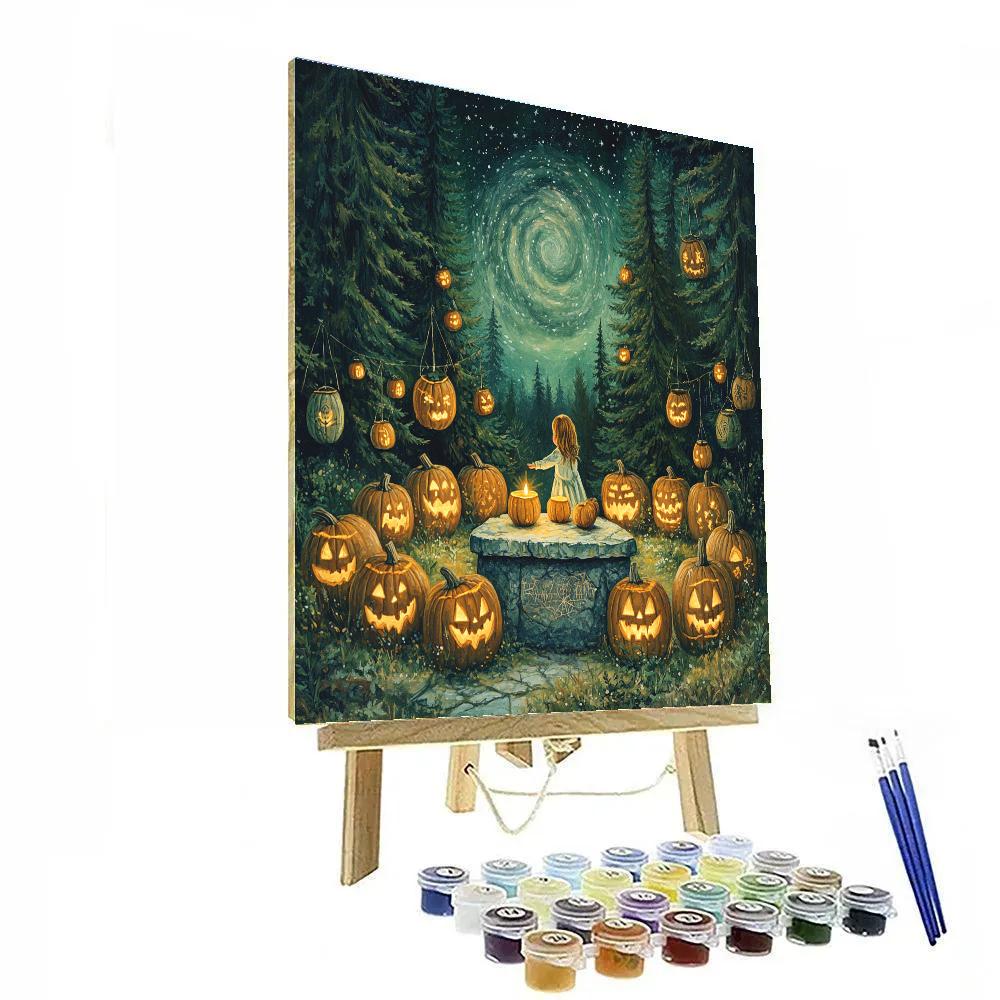 Forest Altar Pumpkin Nexus paint by color