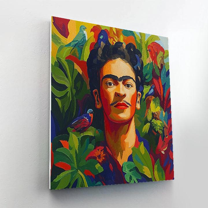 Frida Kahlo Inspired Mythological Self-Portrait Paint by numbers art