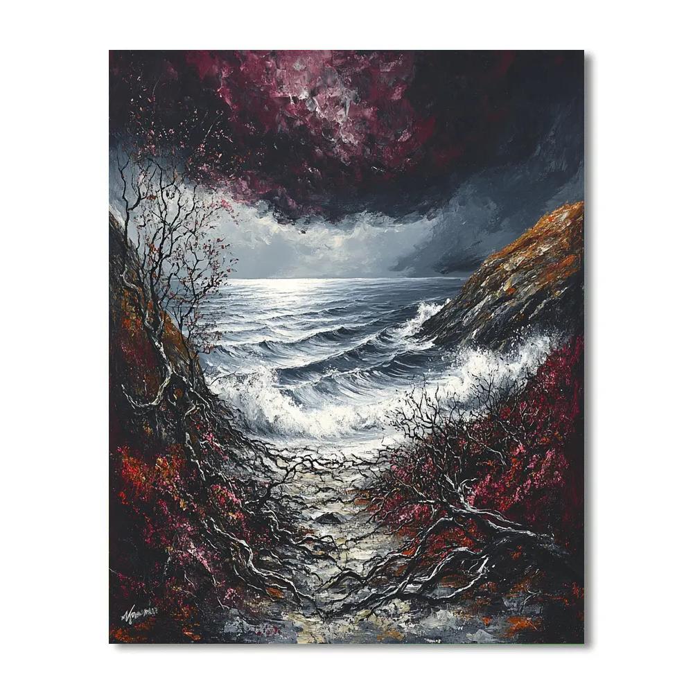 Arthur Lismer Inspired September Gale Over Tanglewood Shores Numbered painting kits