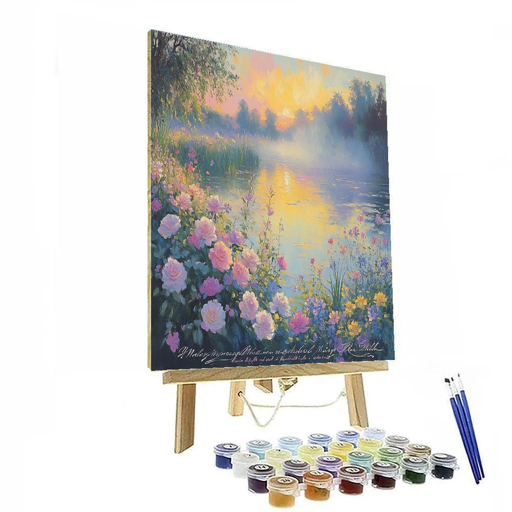 Monet Inspired Garden Of Dreams Paint by numbers kits