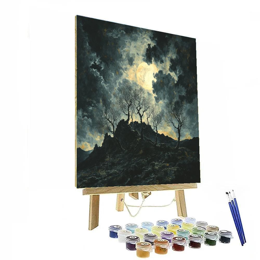 Francisco Goya Inspired Midnight Barren Ridge Numbered painting kits