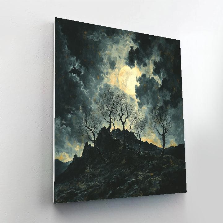 Francisco Goya Inspired Midnight Barren Ridge Numbered painting kits