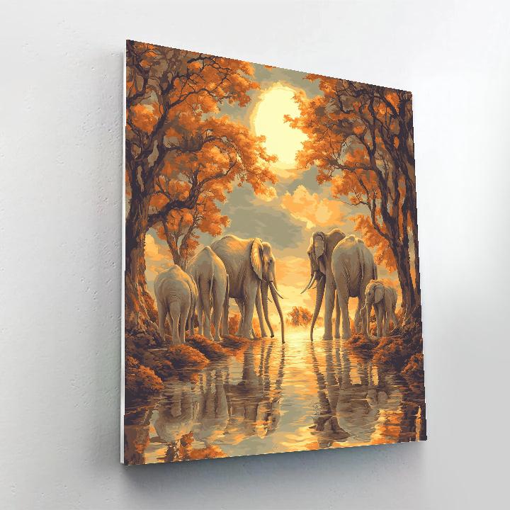 Salvador Dali Inspired Surreal Reverie Paint by numbers art