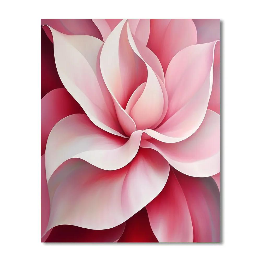 Georgia OKeeffe Inspired Floral Whisper Painting by numbers kit