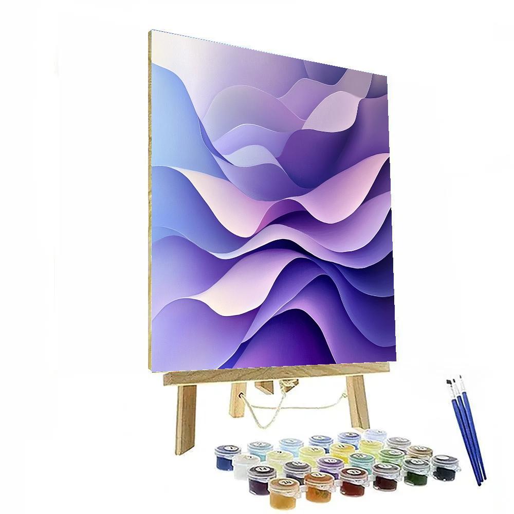 Georgia O’Keeffe Inspired Lavender Petal Symphony Numbered painting kits