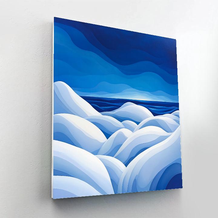 Lawren Harris Inspired Monumental Snowdrift Horizon Number painting