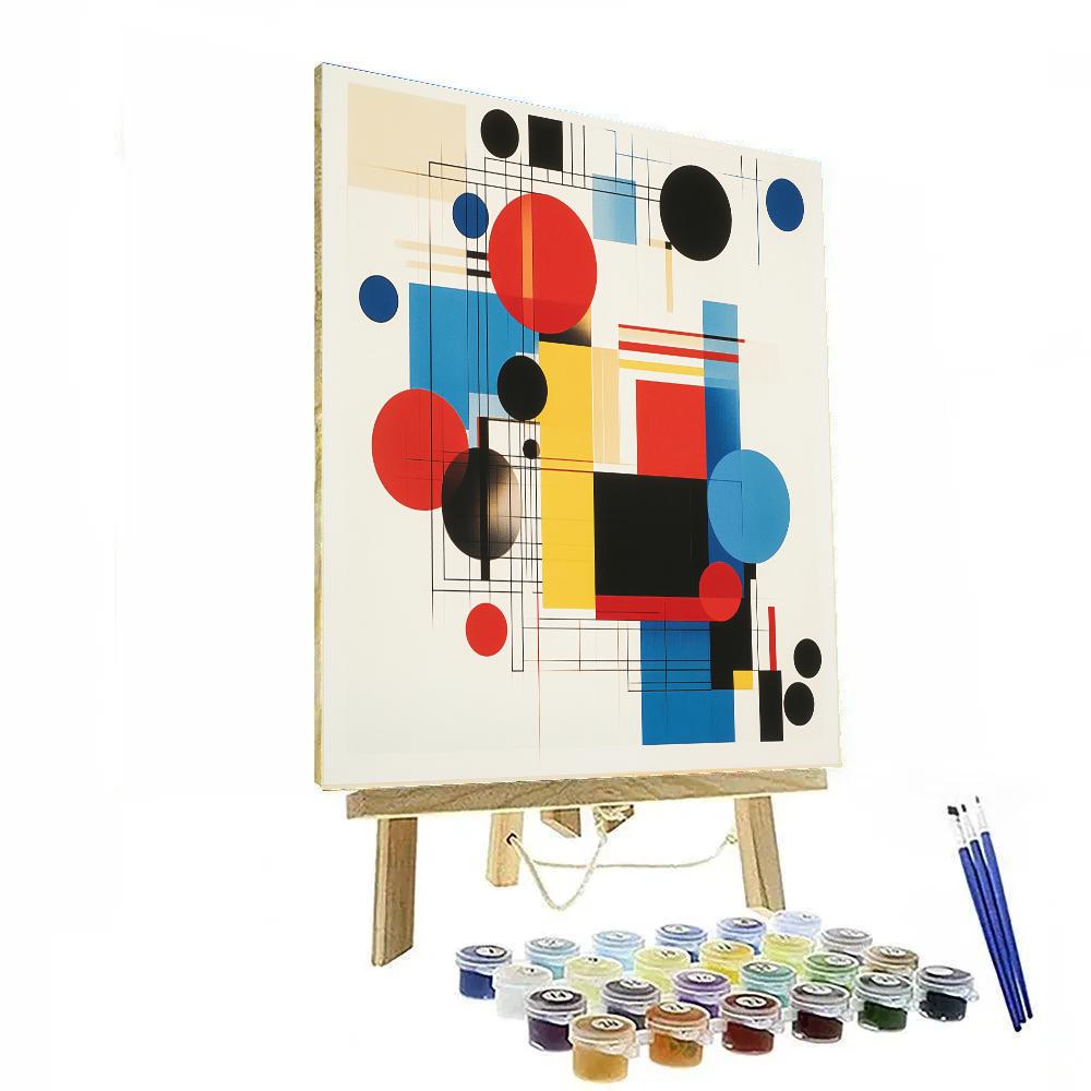 Kazimir Malevich Inspired Abstract Rhythm Painting by numbers kit