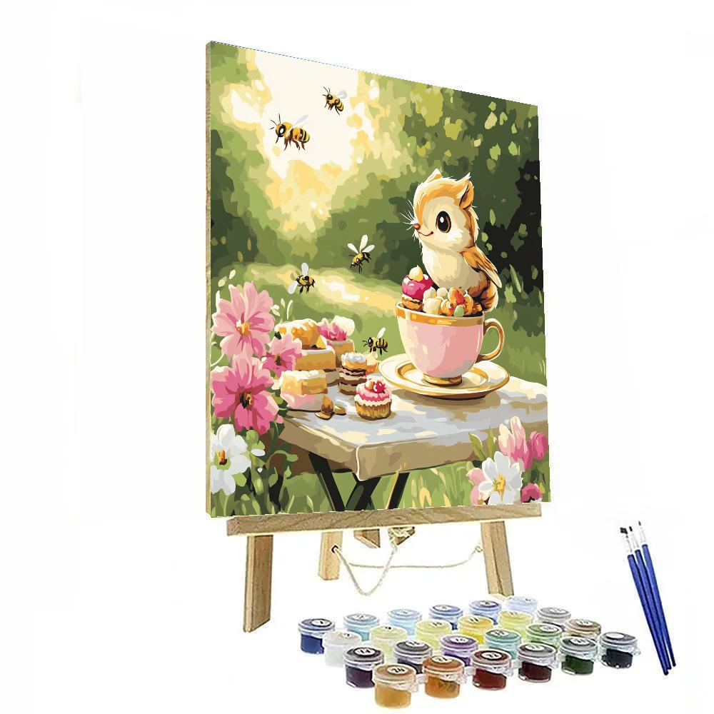 Chip Tea Party Moment Disney Inspired painting number kit