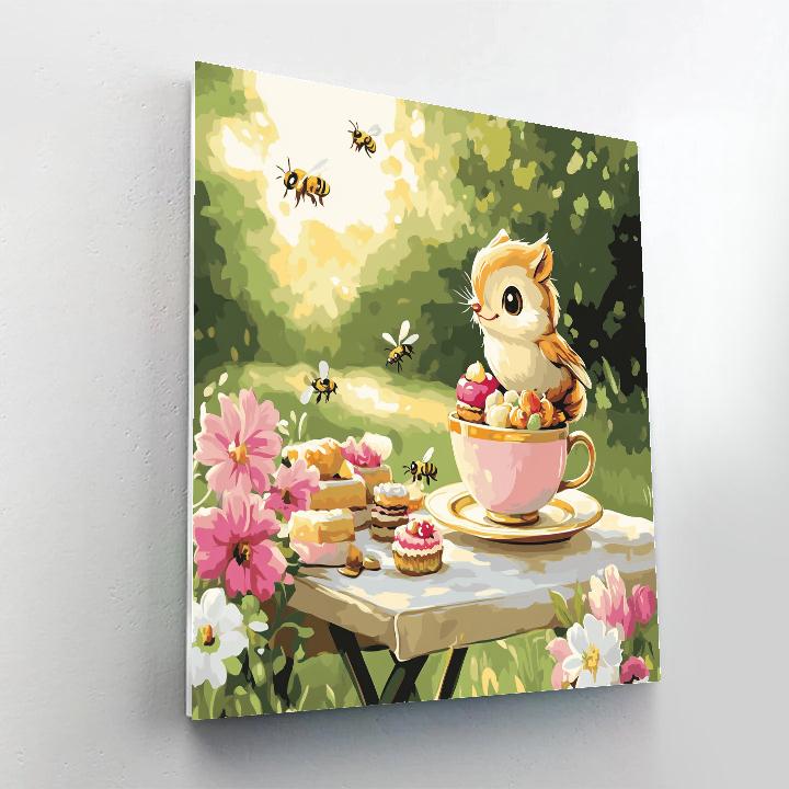 Chip Tea Party Moment Disney Inspired painting number kit