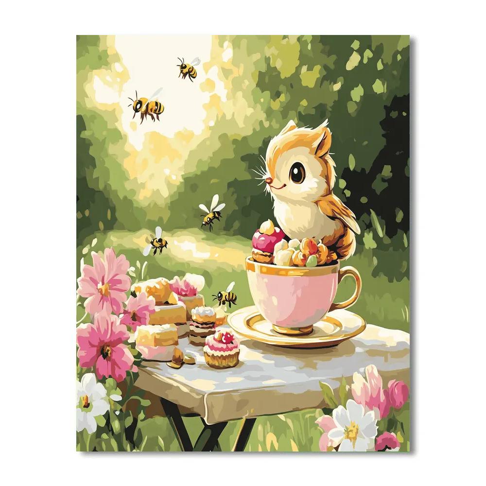 Chip Tea Party Moment Disney Inspired painting number kit