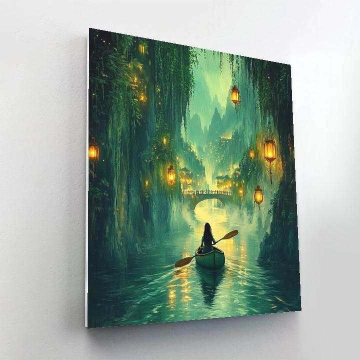 Raya River Journey Disney Inspired Paint by numbers art