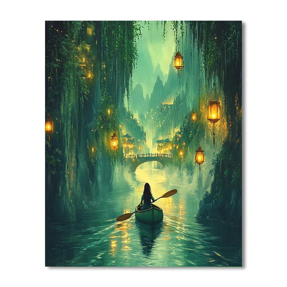 Raya River Journey Disney Inspired Paint by numbers art