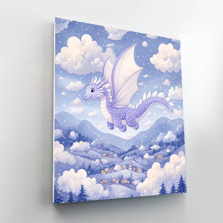 Sisu Cloud Flight Disney Inspired DIY paint by numbers