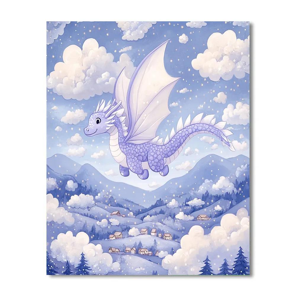 Sisu Cloud Flight Disney Inspired DIY paint by numbers