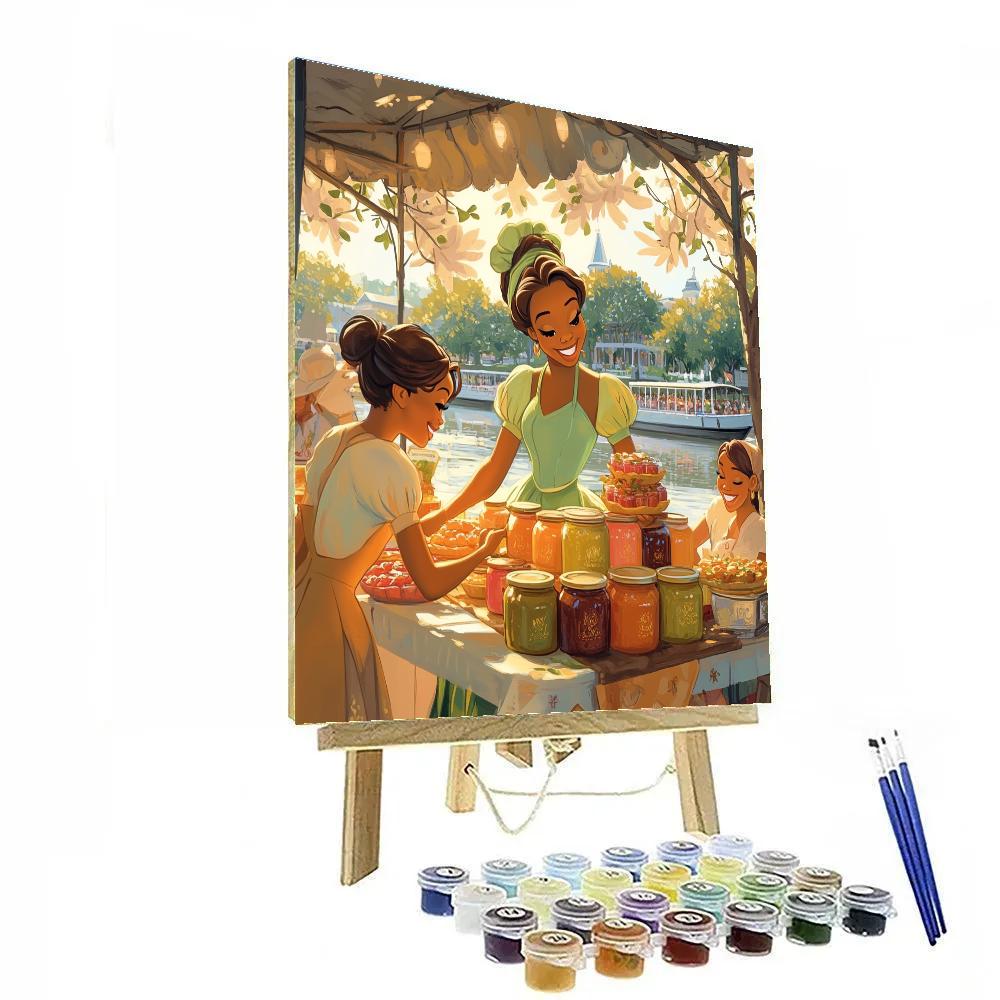 Tiana Market Dream Disney Inspired Number painting
