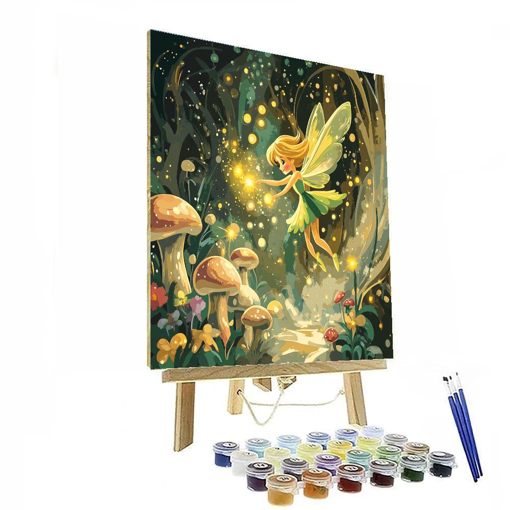 Tinker Bells Magical Twilight Disney paint by number