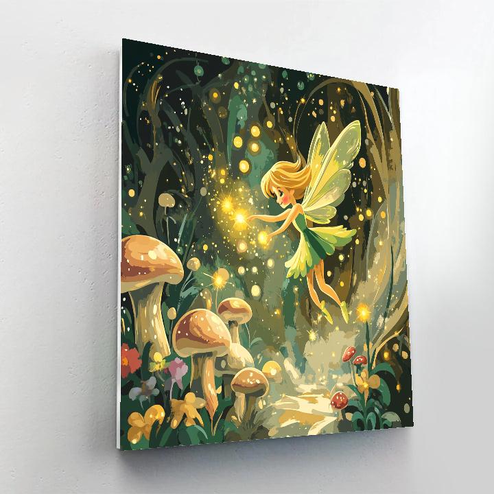 Tinker Bells Magical Twilight Disney paint by number