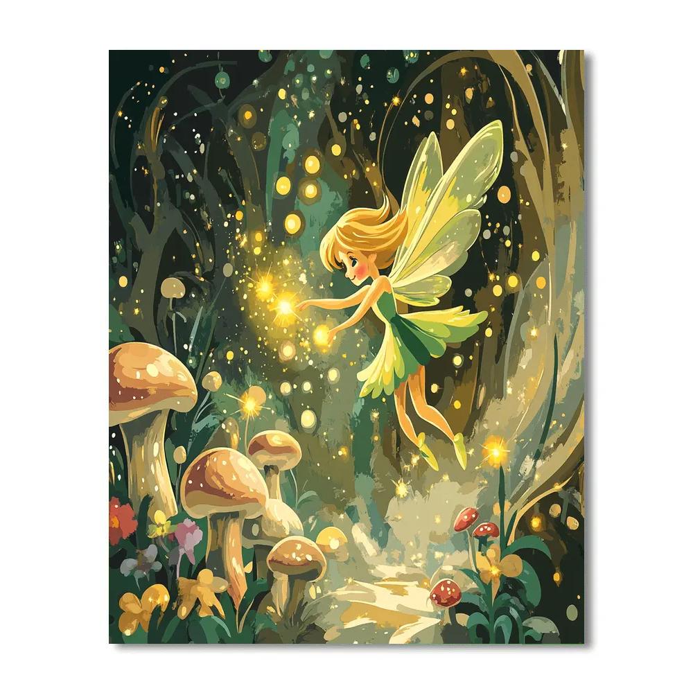 Tinker Bells Magical Twilight Disney paint by number