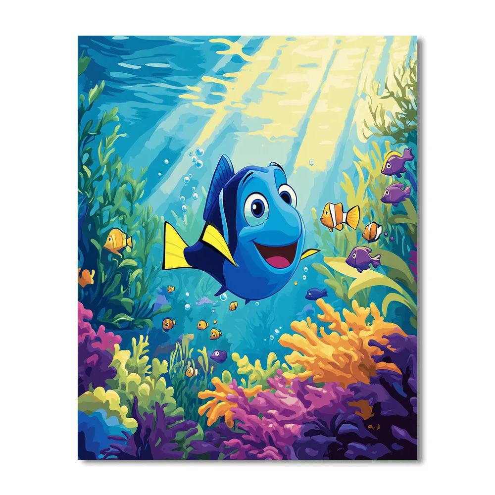 Dorys Ocean Exploration Adventure Disney Number painting