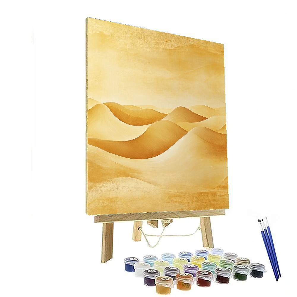 Michelangelo Inspired Whispering Dunes painting number kit