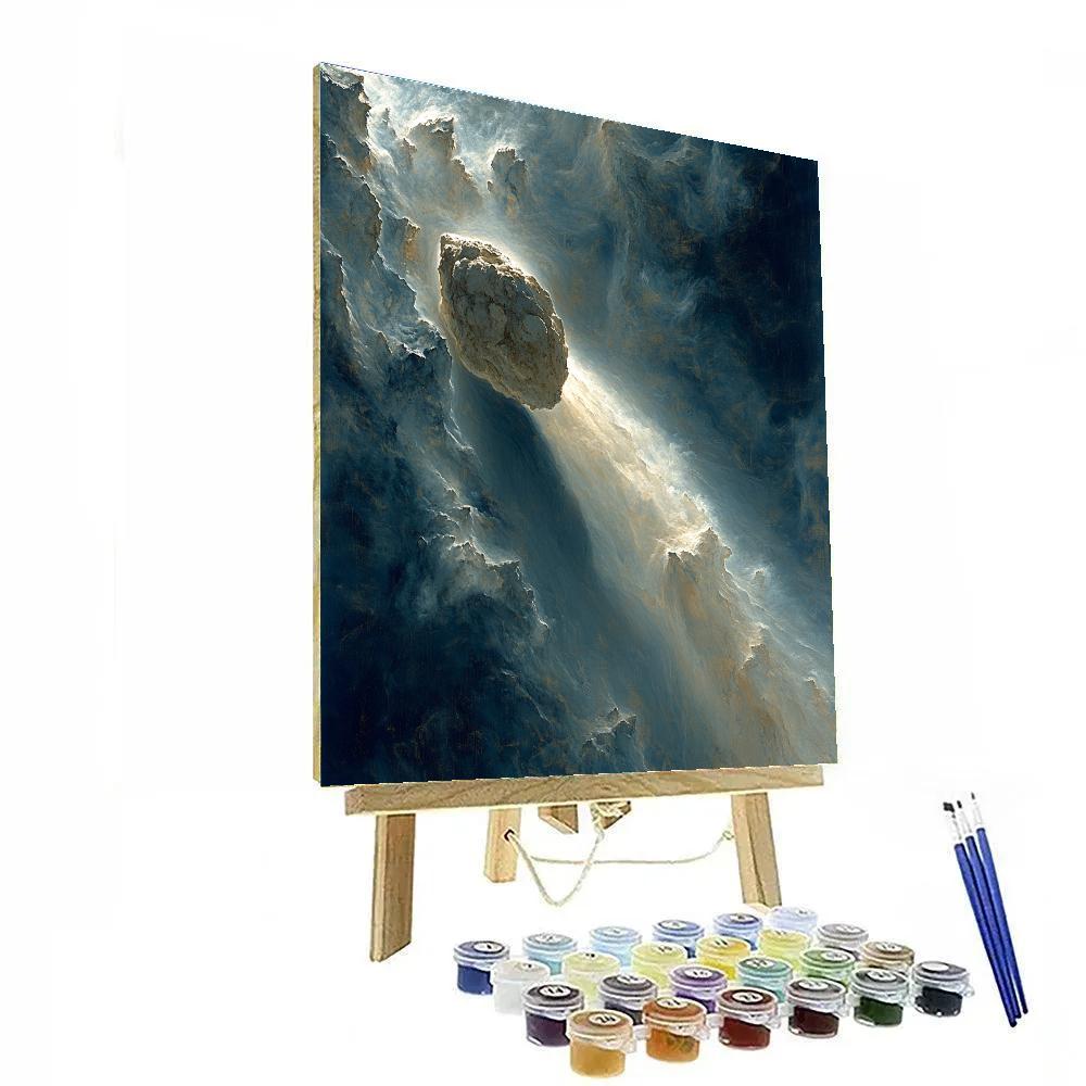 Michelangelo Inspired Comet Stonefire Wake DIY paint by numbers