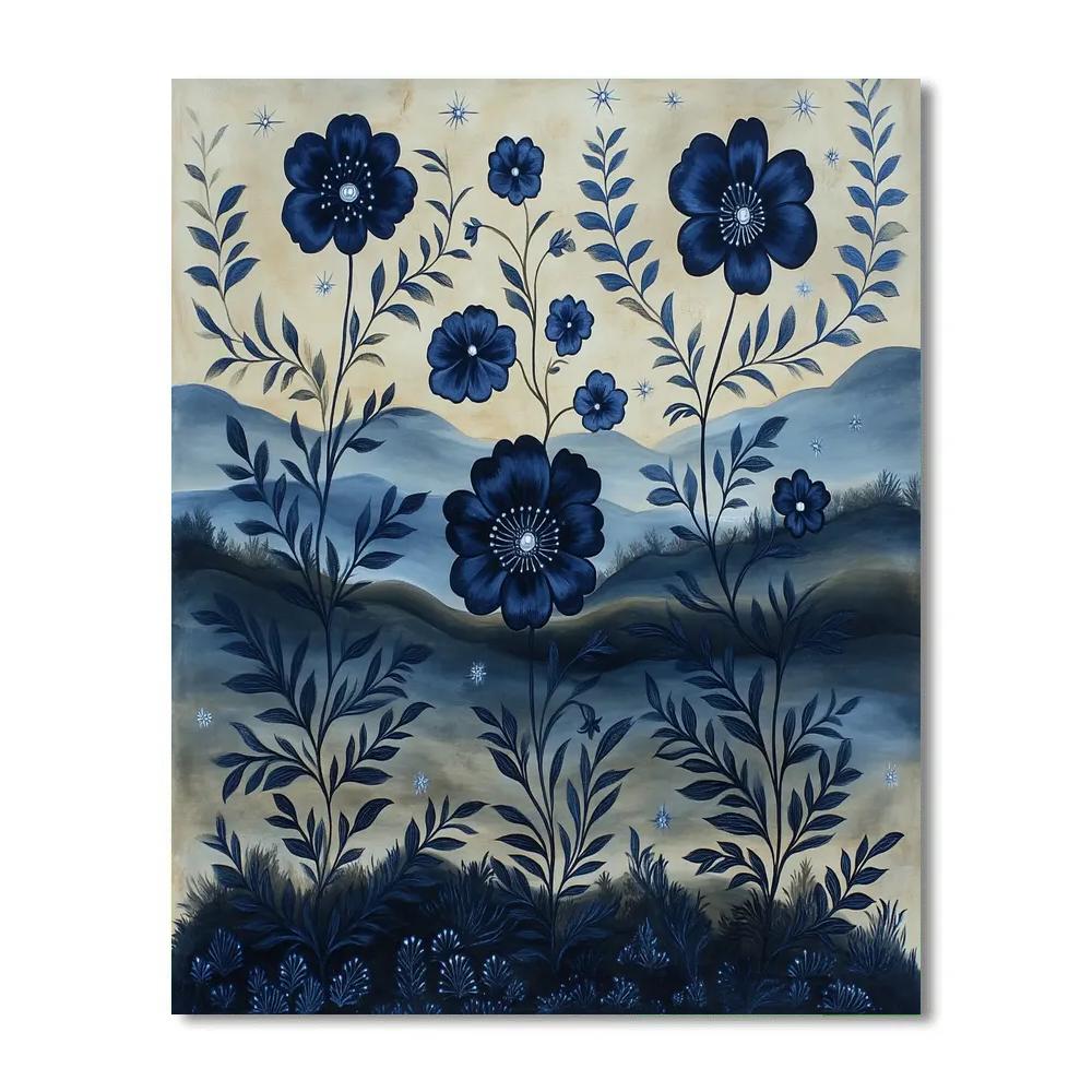 Leonardo Da Vinci Inspired Celestial Herbarium Numbered painting kits