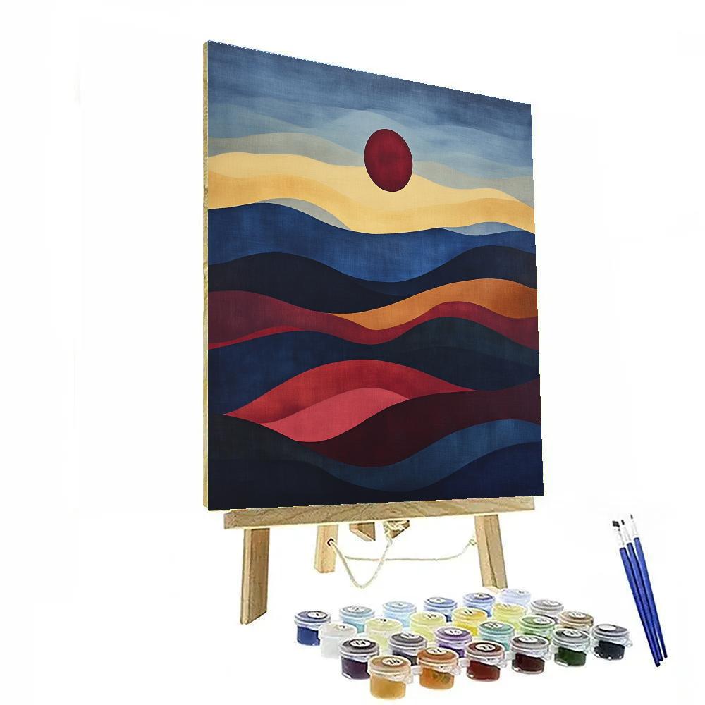 Paul Klee Inspired Nebular Harmony DIY paint by numbers