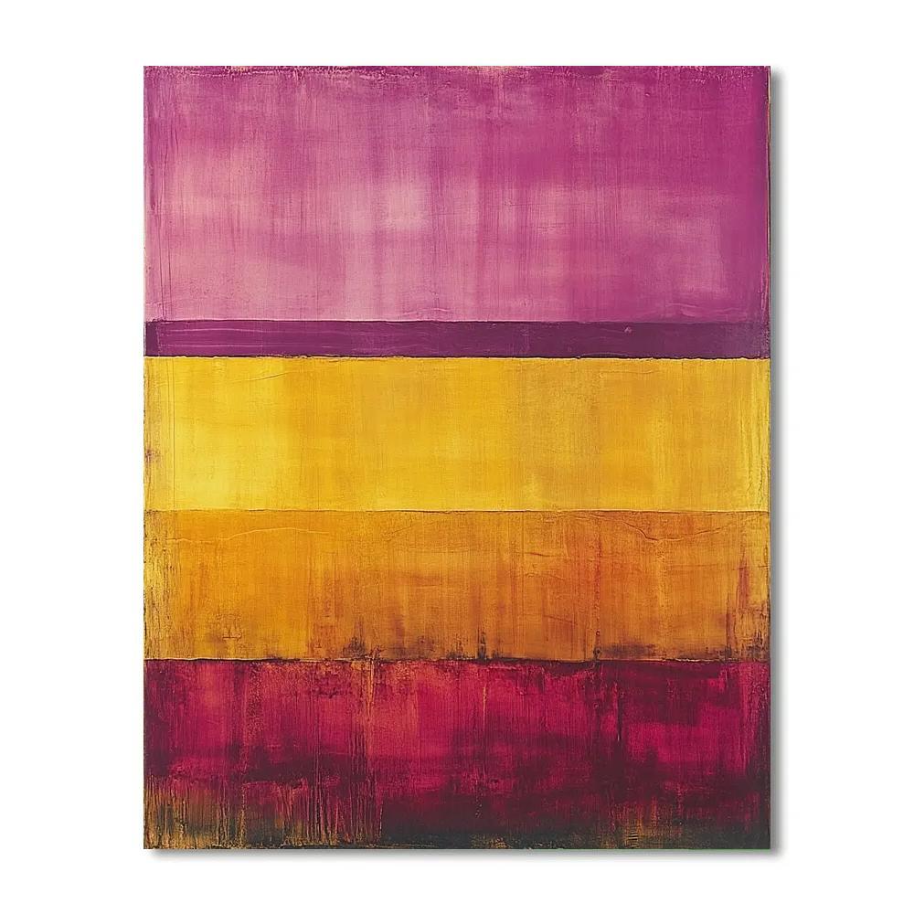 Mark Rothko Inspired Desert Dusk Painting by numbers kit