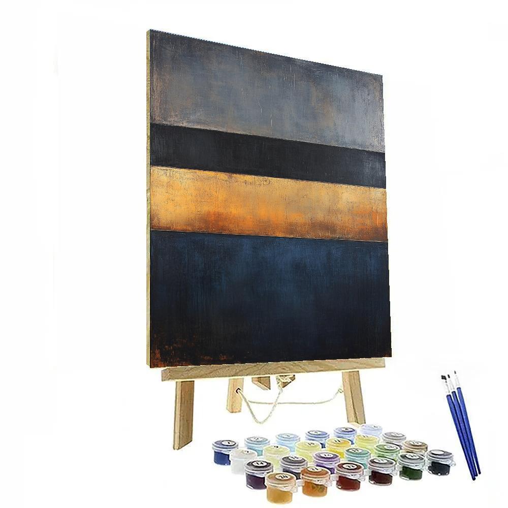 Mark Rothko Inspired Celestial Silence Painting by numbers kit