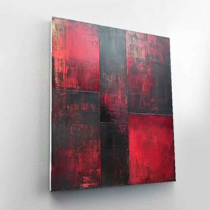 Inspired Emotional Depth In Mark Rothko Style paint by color