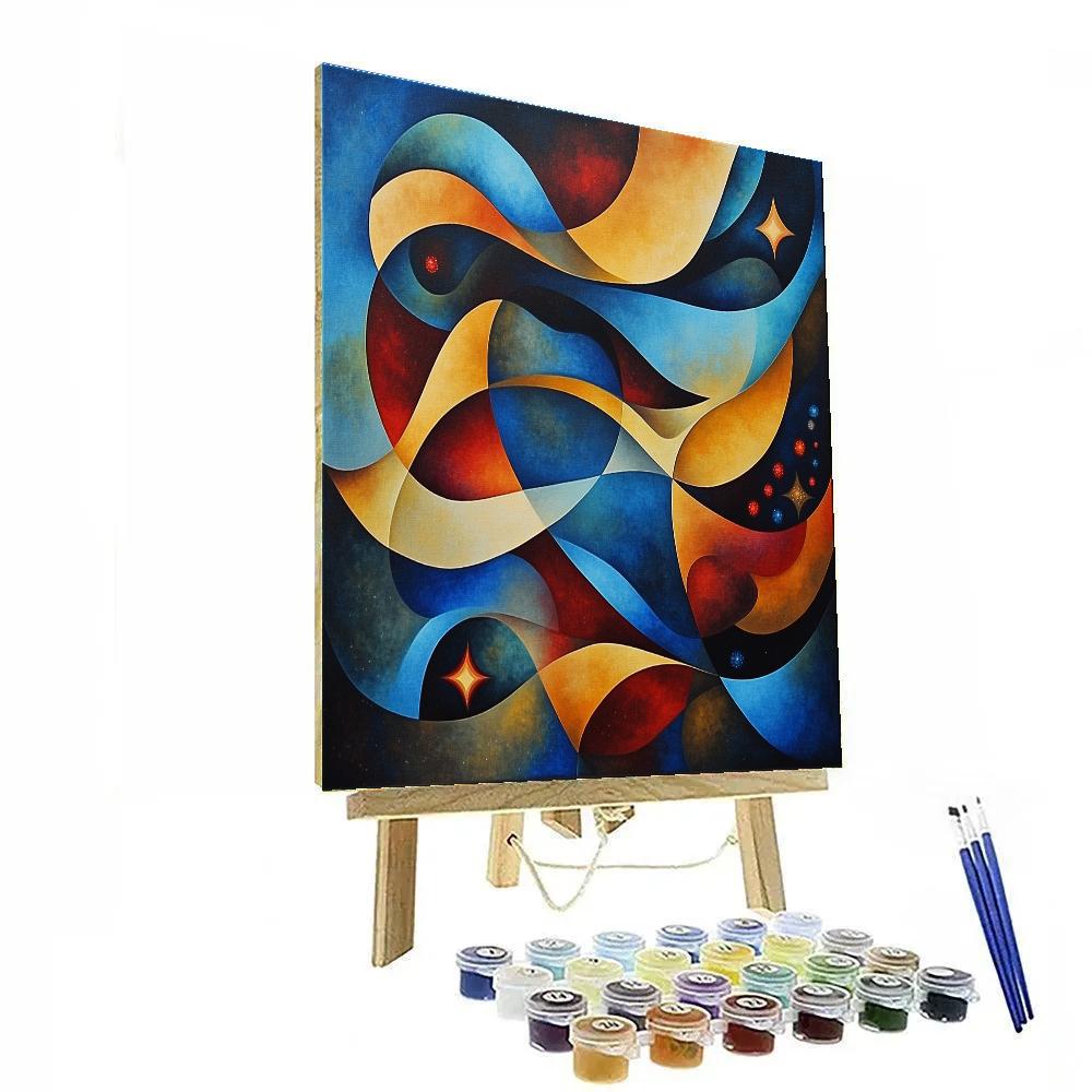 Dance Of Celestial Patterns By Joan Miró paint by number